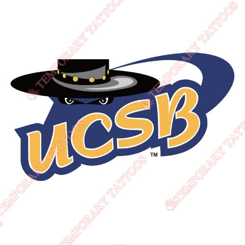 UCSB Gauchos Customize Temporary Tattoos Stickers NO.6677